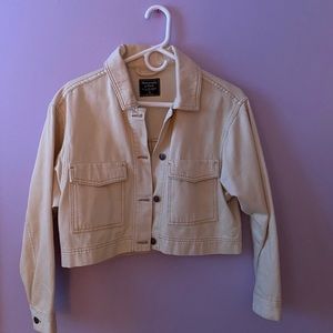 SOLD Cream cropped jacket